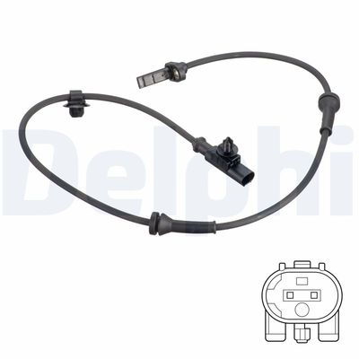 Sensor, wheel speed DELPHI SS20786