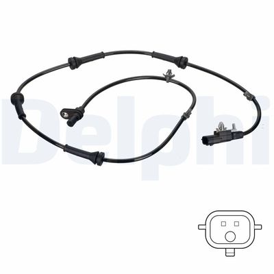 Sensor, wheel speed DELPHI SS20793