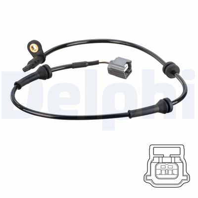 Sensor, wheel speed DELPHI SS20802