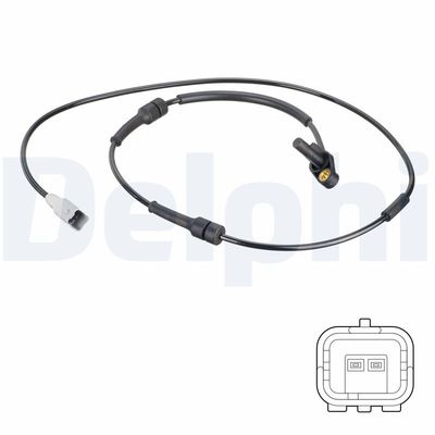 Sensor, wheel speed DELPHI SS20810