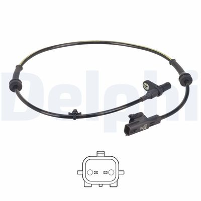 Sensor, wheel speed DELPHI SS21257-12B1