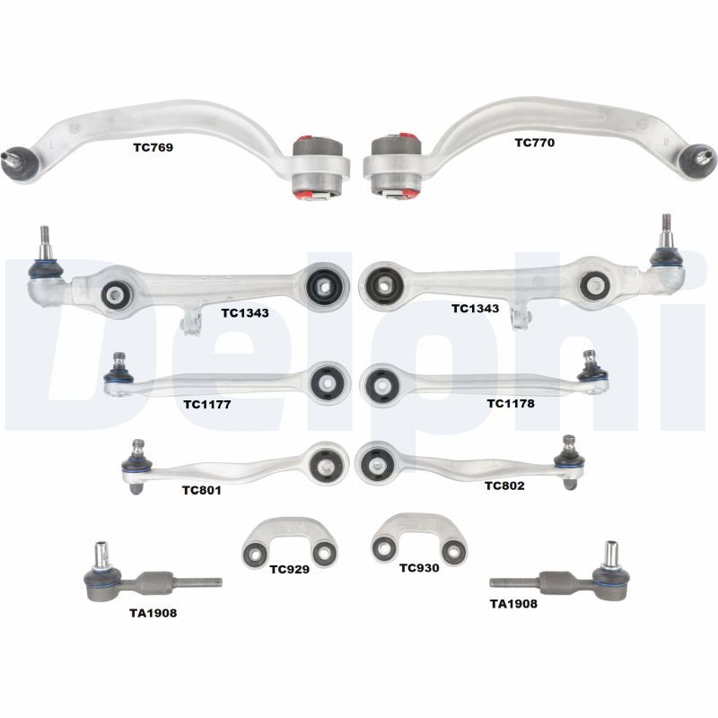 DELPHI TC1900KIT Repair Kit, control arm