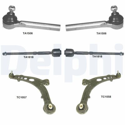 Repair Kit, control arm DELPHI TC1960KIT