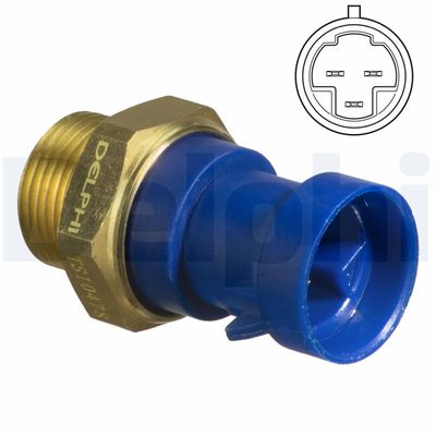 Temperature Switch, radiator fan DELPHI TS10478