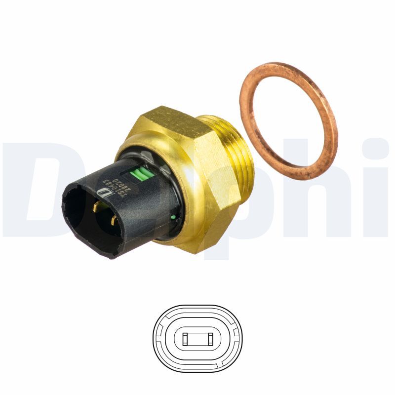 DELPHI TS10483 Sensor, coolant temperature
