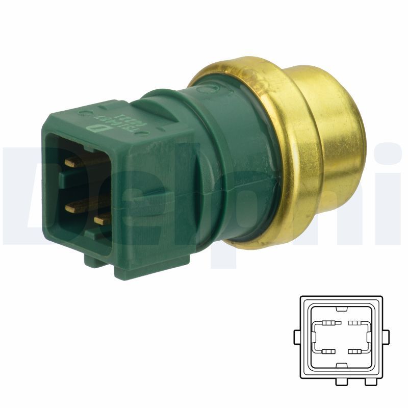 DELPHI TS10487 Sensor, coolant temperature