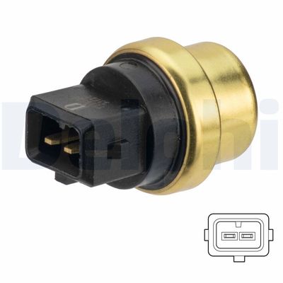 Temperature Switch, radiator fan DELPHI TS10525