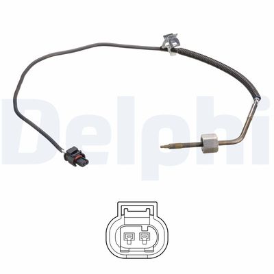 Sensor, exhaust gas temperature DELPHI TS30101