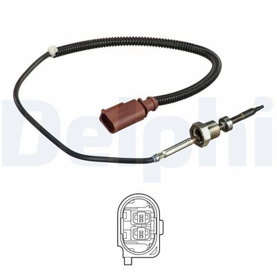 Sensor, exhaust gas temperature DELPHI TS30147