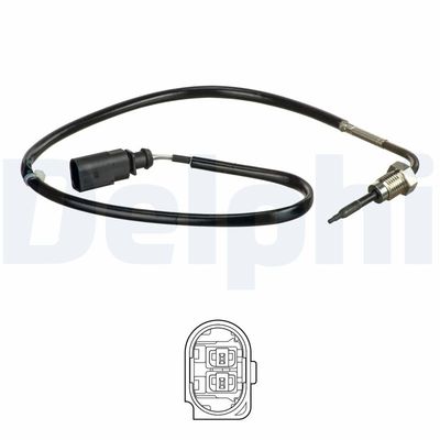 Sensor, exhaust gas temperature DELPHI TS30156