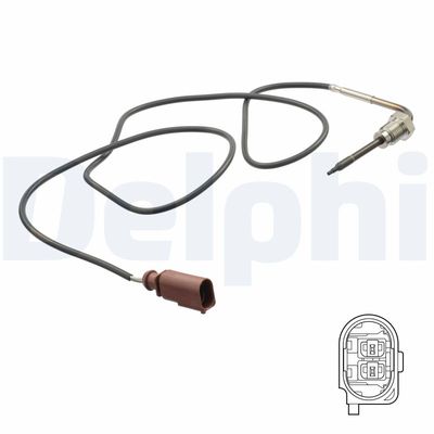 Sensor, exhaust gas temperature DELPHI TS30159