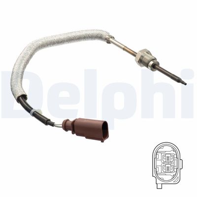Sensor, exhaust gas temperature DELPHI TS30162