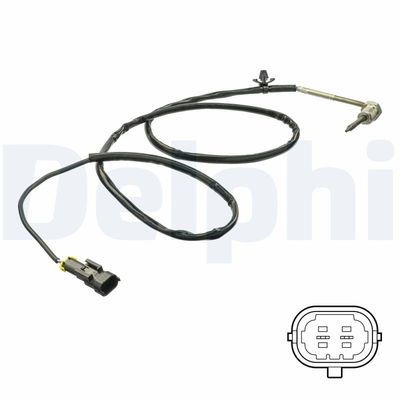 Sensor, exhaust gas temperature DELPHI TS30163