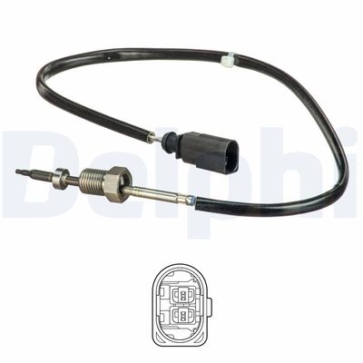 Sensor, exhaust gas temperature DELPHI TS30168