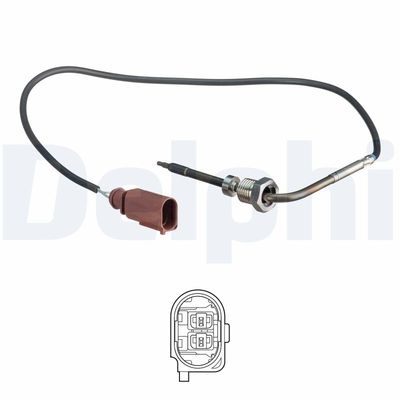 Sensor, exhaust gas temperature DELPHI TS30184