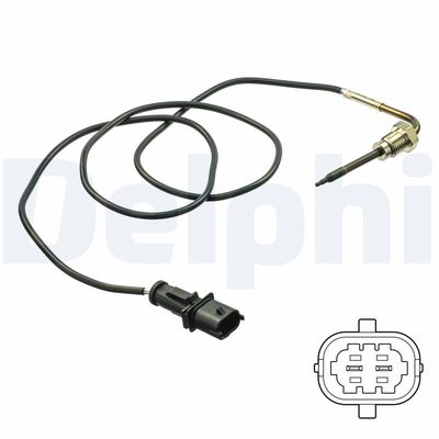 Sensor, exhaust gas temperature DELPHI TS30193