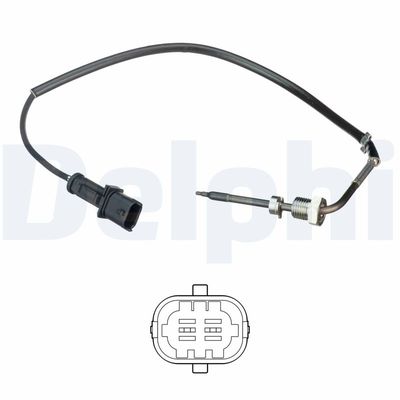 Sensor, exhaust gas temperature DELPHI TS30195