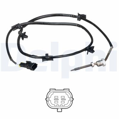 Sensor, exhaust gas temperature DELPHI TS30199