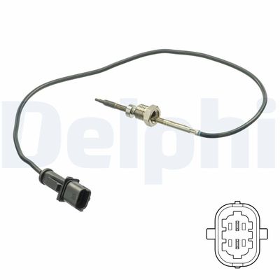 Sensor, exhaust gas temperature DELPHI TS30201