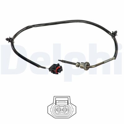 Sensor, exhaust gas temperature DELPHI TS30226