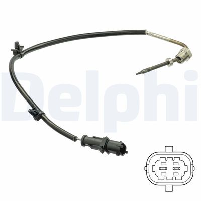Sensor, exhaust gas temperature DELPHI TS30233