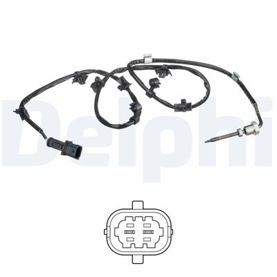 Sensor, exhaust gas temperature DELPHI TS30238