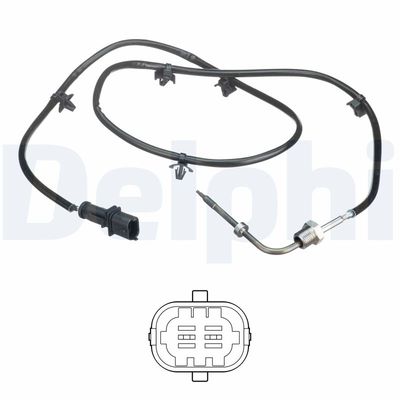 Sensor, exhaust gas temperature DELPHI TS30243