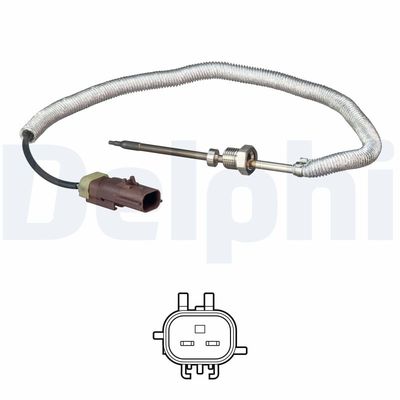 Sensor, exhaust gas temperature DELPHI TS30255