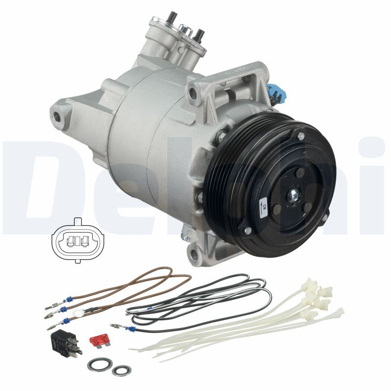 DELPHI TSP0155449 Compressor, air conditioning