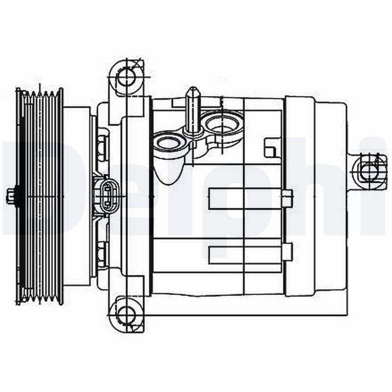 DELPHI TSP0155984 Compressor, air conditioning
