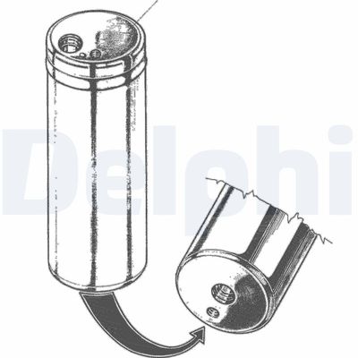 Dryer, air conditioning DELPHI TSP0175055