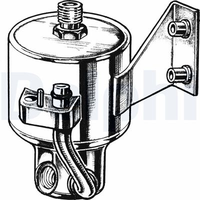 Dryer, air conditioning DELPHI TSP0175075