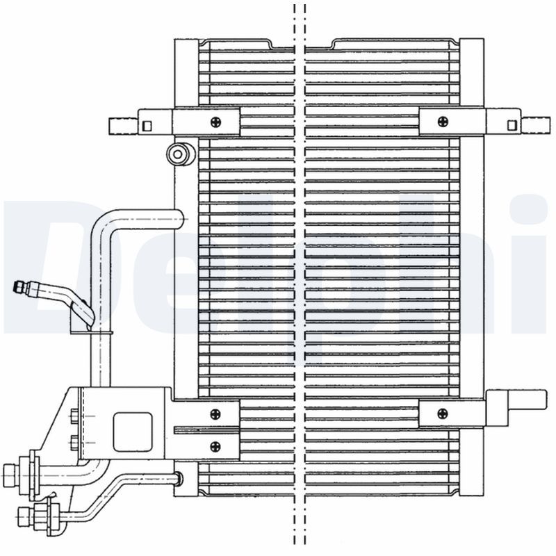 DELPHI TSP0225011 Condenser, air conditioning
