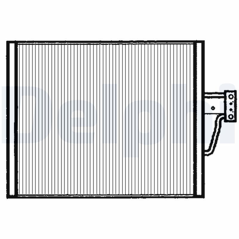 DELPHI TSP0225018 Condenser, air conditioning
