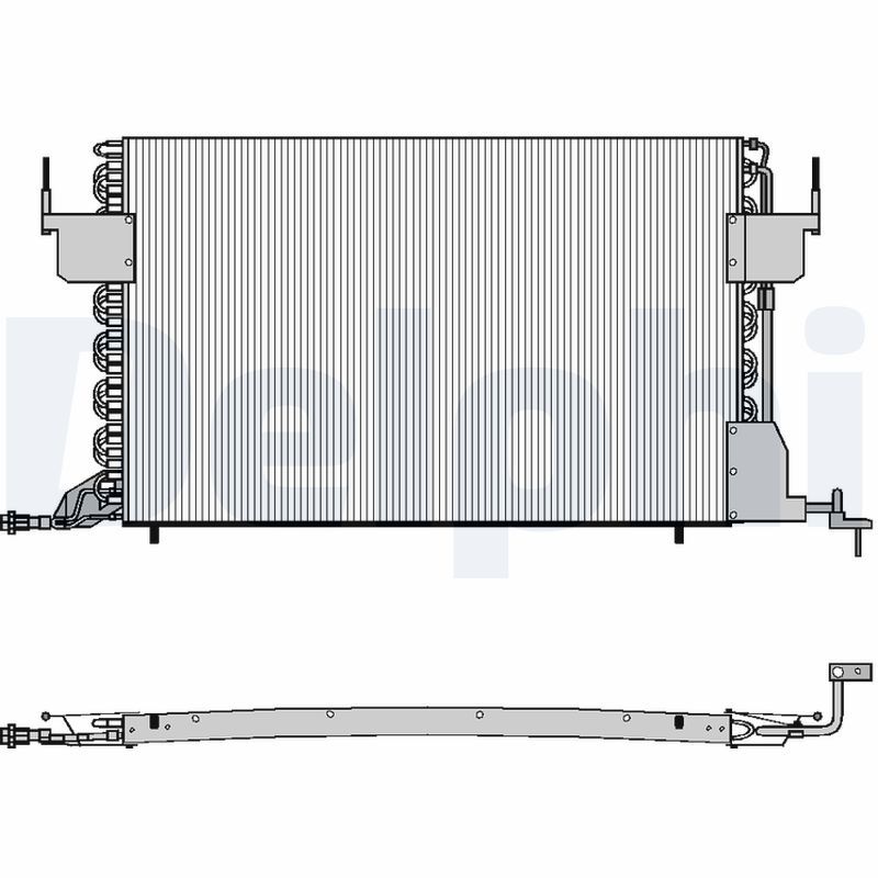 DELPHI TSP0225021 Condenser, air conditioning