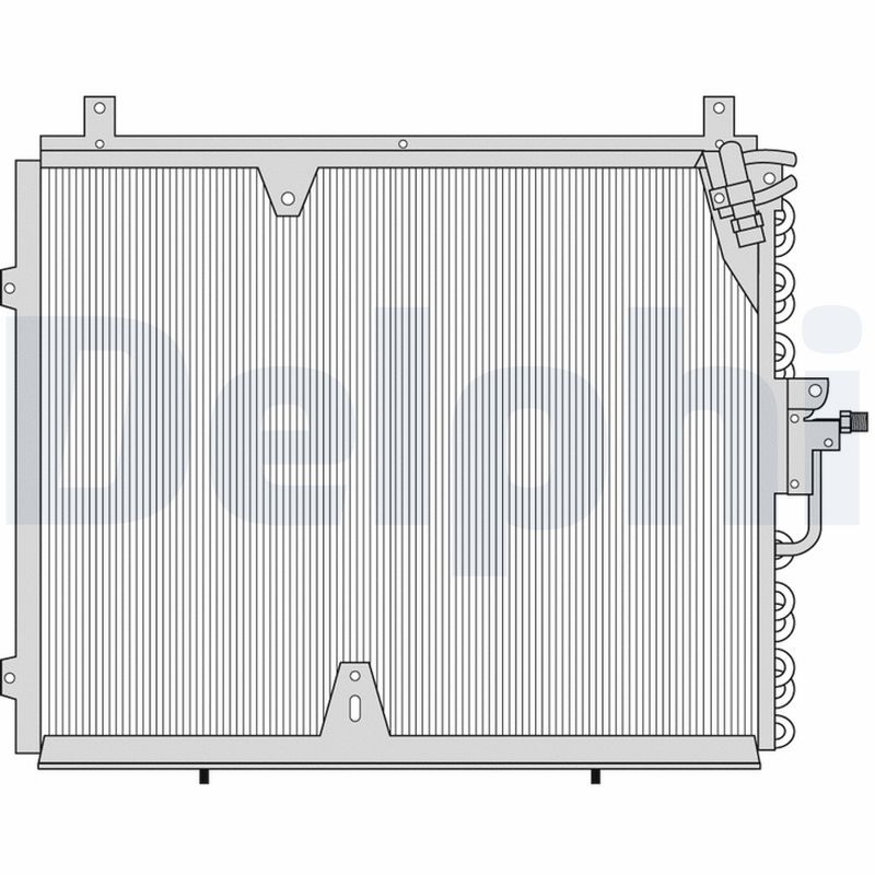 DELPHI TSP0225037 Condenser, air conditioning