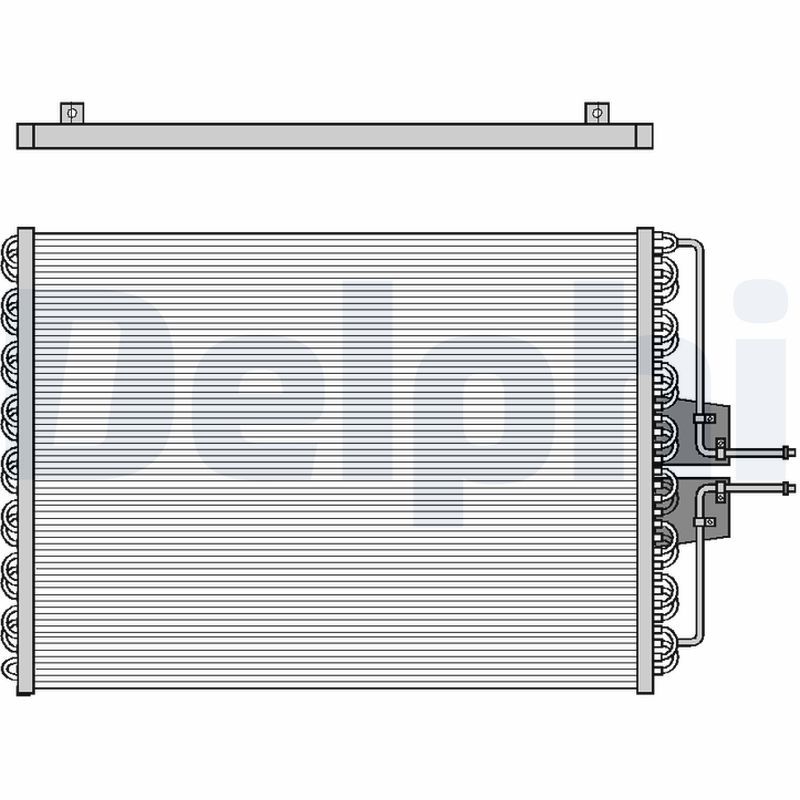 DELPHI TSP0225061 Condenser, air conditioning