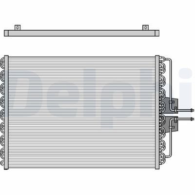 Condenser, air conditioning DELPHI TSP0225061