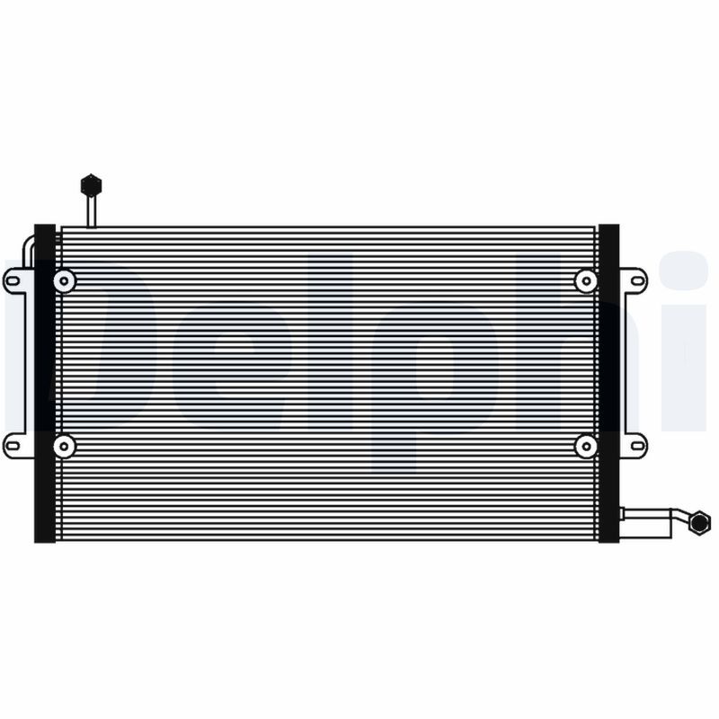 DELPHI TSP0225072 Condenser, air conditioning