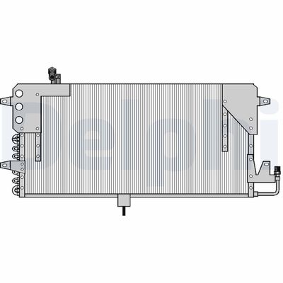 Condenser, air conditioning DELPHI TSP0225073