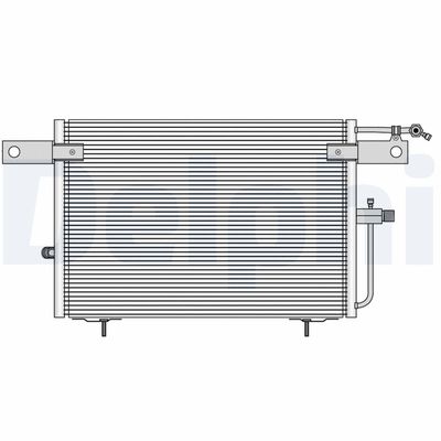 Condenser, air conditioning DELPHI TSP0225083