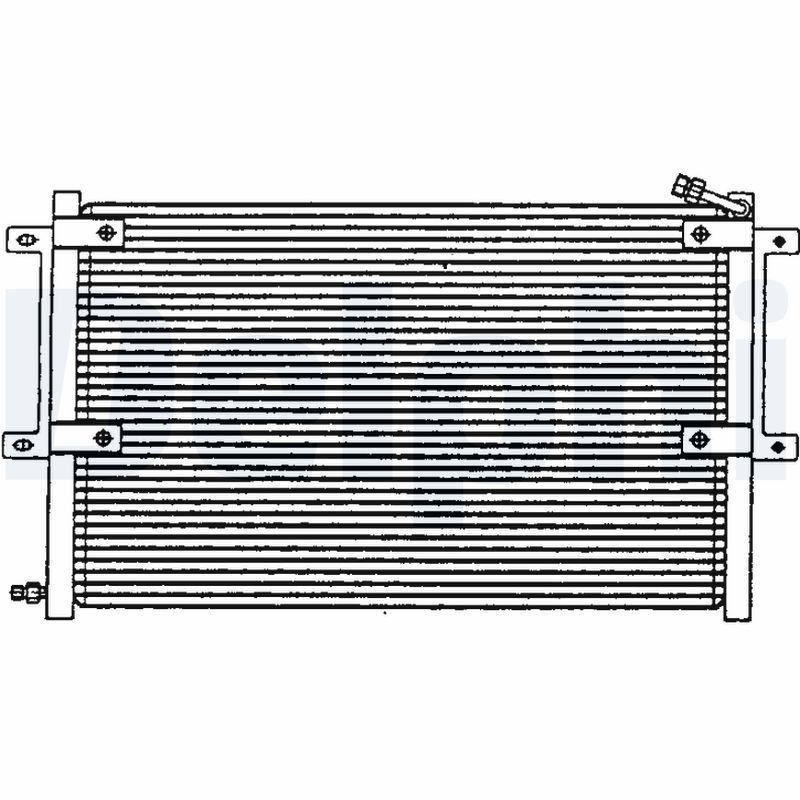 DELPHI TSP0225100 Condenser, air conditioning