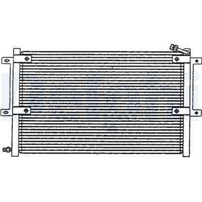 Condenser, air conditioning DELPHI TSP0225100
