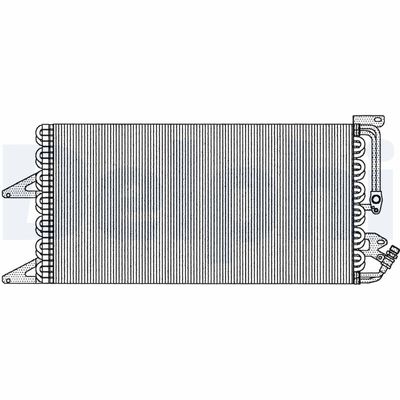 Condenser, air conditioning DELPHI TSP0225102