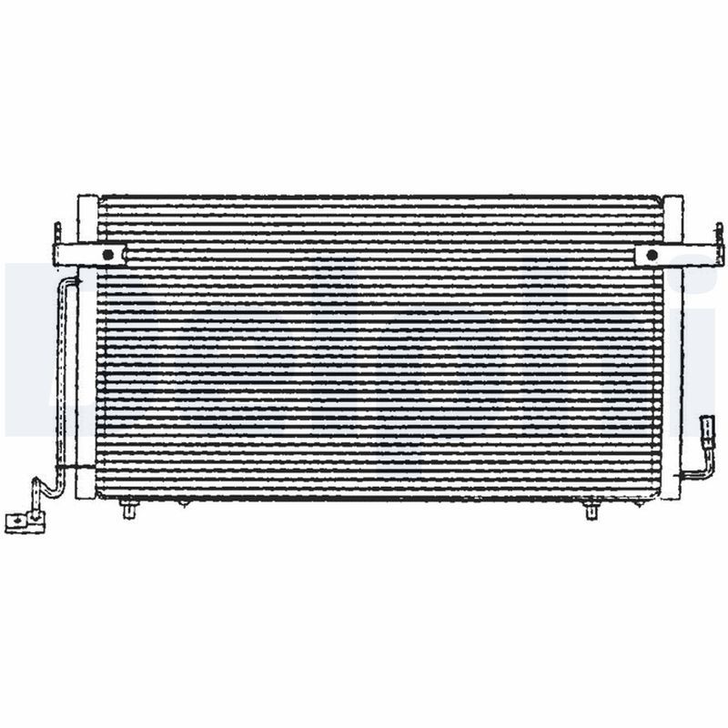DELPHI TSP0225117 Condenser, air conditioning