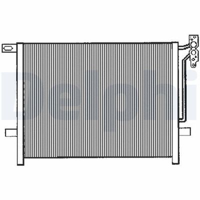 Condenser, air conditioning DELPHI TSP0225118