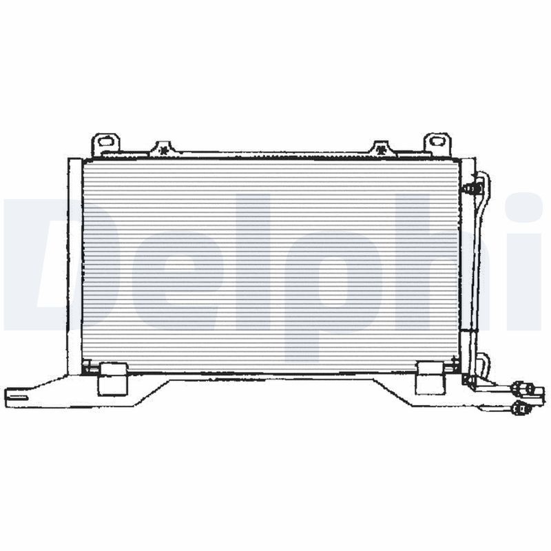 DELPHI TSP0225124 Condenser, air conditioning
