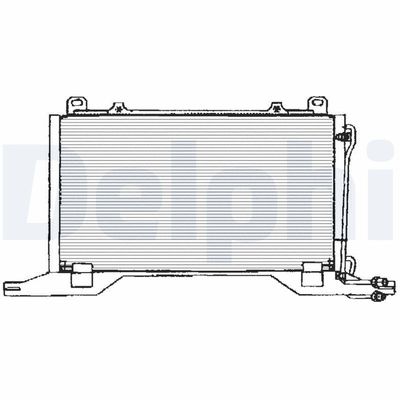 Condenser, air conditioning DELPHI TSP0225124