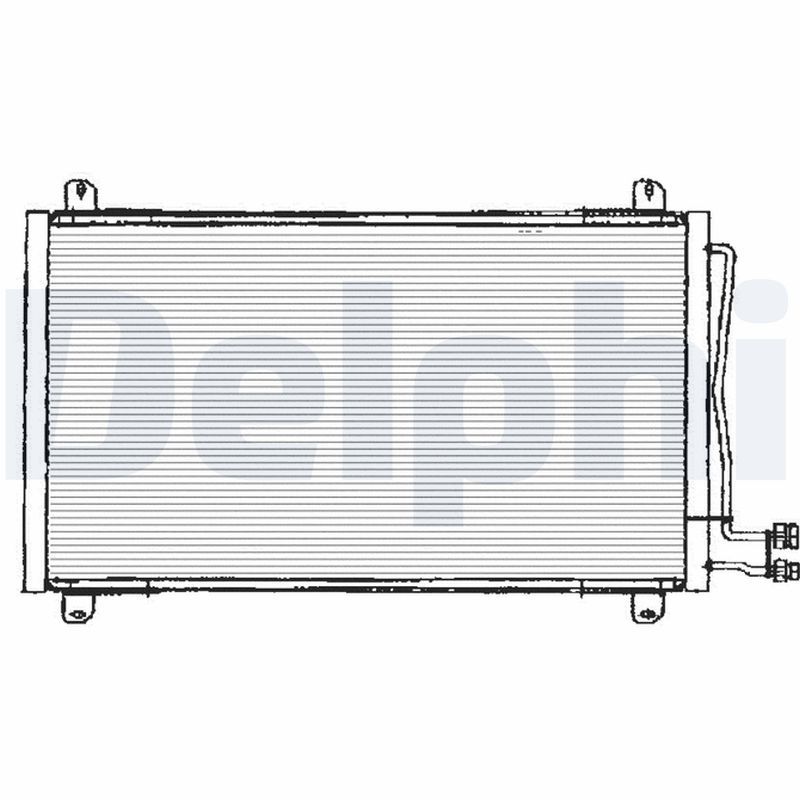 DELPHI TSP0225125 Condenser, air conditioning