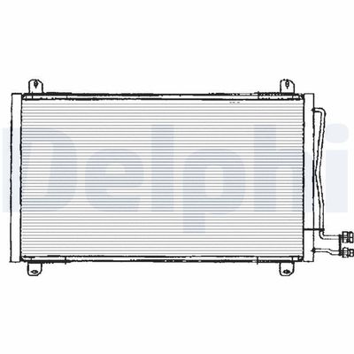 Condenser, air conditioning DELPHI TSP0225125